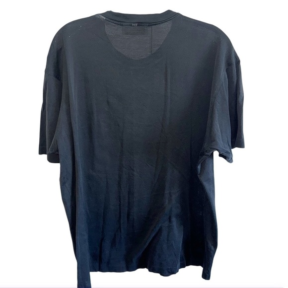 Zegna Cotton-Piqué T-Shirt Black Pocket 52/XL - Picture 4 of 10